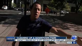 Denver Parks Dept. removes fence around Skyline Park hours after Contact7 started asking questions