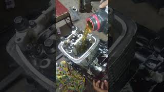 Honda CB Shine engine oil Install