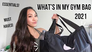WHAT'S IN MY GYM BAG 2021 | gym essentials + must haves!
