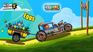 HOW EGGS-HAUSTING 🥚 New Event Hill Climb Racing 2 GamePlay