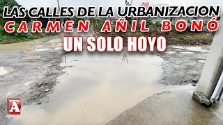 URBANIZACIÓN CARMEN AÑIL DE SFM: UN SOLO HOYO