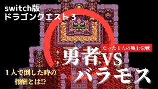 【ドラクエ３】勇者１人でバラモス倒す！switch版_ドラゴンクエスト３