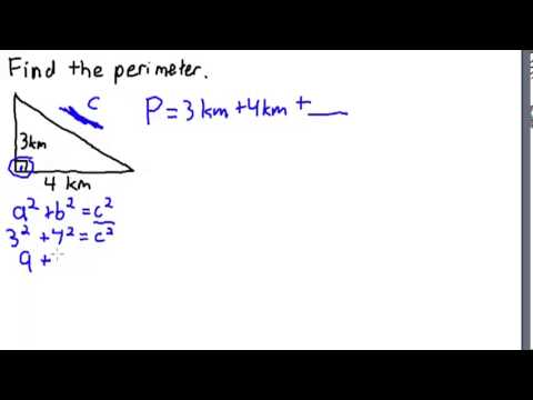 Finding the Perimeter of a Triangle Finding the Perimeter of a Triangle
