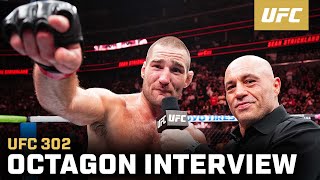 Sean Strickland Octagon Interview | UFC 302