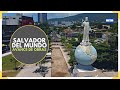 OBRAS en EL SALVADOR DEL MUNDO vistas desde el aire en SAN SALVADOR - EL SALVADOR 2023