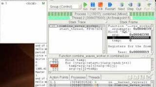 Viewing Data Across Threads Using TotalView Debugger