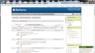 Export RefWorks Citations