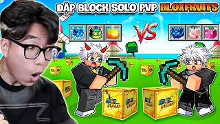 BI HUỲNH ĐẬP LUCKY BLOCK VÀ DÙNG TRÁI ÁC QUỶ PVP CÙNG SNAKE TRONG BLOX FRUITS