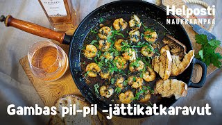 Gambas pil-pil -jättikatkaravut