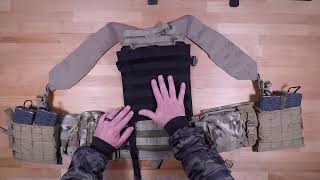 Fire Force Molle Panel II - Less than 5 Minute Gear Review and Setup for the Army Issued ATAPS