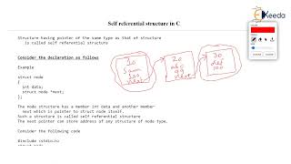 Self Referential Structure | Structures In C | Data Structure Using C