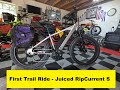 First trail ride -the Juiced RipCurrent S  rv camping ebike