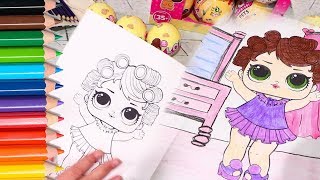 Speed Coloring LOL Dolls ! Toys and Dolls Fun Activities for Children | Sniffycat