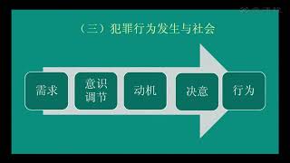 18 教学录像 犯罪社会原因认知 中国人民公安大学 犯罪学