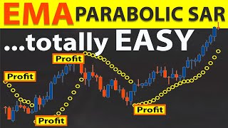 🔴 Best "EMA Parabolic SAR" Trading Strategy | Insanely Simple & Profitable Forex & Stocks Trading