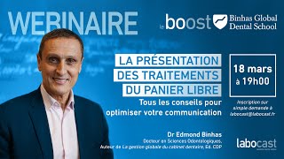 Webinaire Edmond Binhas, La Présentation Des Traitements Du Panier Libre