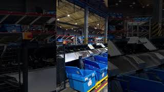 Tilt Tray Sorter by UIS at the Nova Post terminal in Kyiv
