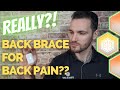 Which Back Brace Is Best For Low Back Pain & How To Fix Bad Posture At Home