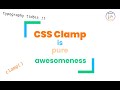 CSS Clamp : Awesome feature |  Responsive Typography