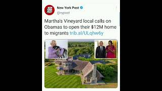 Martha's Vineyard local calls on Obamas to open their $12M home to migrants