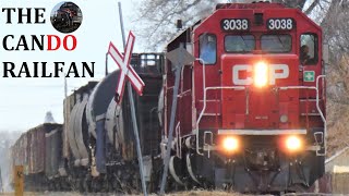 US\u0026S Teardrop! Canadian Pacific Mixed Freight Rolling up the CP Winnipeg Beach Sub (04/24/2020)