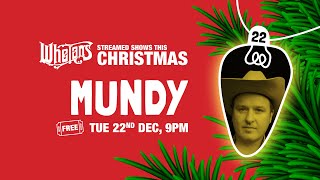 Mundy Christmas Show Streamed from Whelan's 22nd Dec 2020