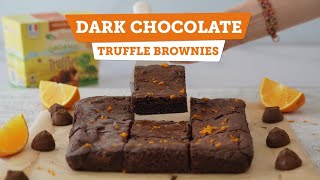 Dark Chocolate Truffle Brownies