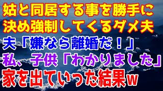 【スカッとする話】勝手に姑との同居を決めた夫が私に…ダメ夫「嫌なら離婚だ！」→本当に家を出ていった結果…【魔スカッと朗読日記】