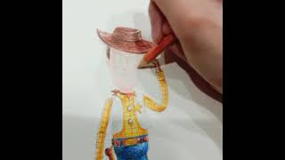 【每日色鉛筆畫挑戰】玩具總動員-胡迪 ︳Toy story-Woody