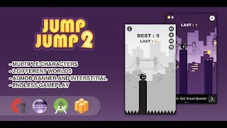 Jump Jump 2 - BUILDBOX TEMPLATE + Android Code Source + ISO Code Source