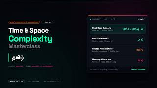 Time & Space Complexity - Python - Data Structures & Algorithms - Tamil