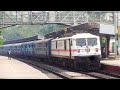 12650 HAZRAT NIZAMUDDIN - YESVANTPUR KARNATAKA SAMPARK KRANTI EXPRESS with LALLAGUDA WAP 7...!!