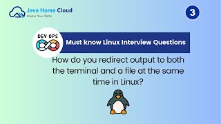 How to Redirect Output to Terminal and File in Linux | tee Command | #devops #linux #interview #aws