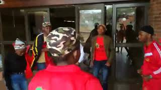 EFFSC NATIONAL SPOKESPERSON (Xola Mehlomakhulu) at ukzn pmb