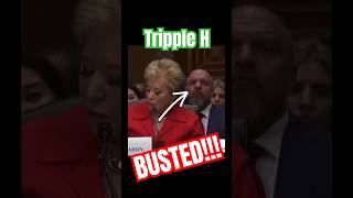 Triple H BUSTED at Linda McMahon Senate Hearing #wwe #shorts