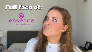 FULL FACE of makeup using only ESSENCE COSMETICS!