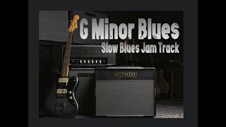 Slow Gm7 Blues Backing Track - G Minor