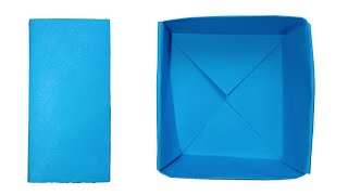 How To Make Origami Box With One Paper |Make Easy Origami