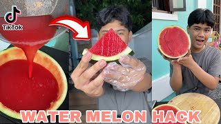 WATER MELON TIKTOK FOOD HACK(GRABE TO NAGING JELLY ACE!!?)