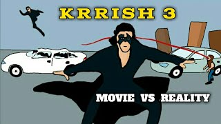 KRRISH 3 movie vs reality | Krrish movie | 2D animation | funny movie spoof | Mv creation