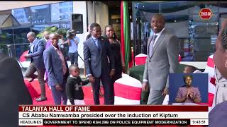 Talanta Hall Of Fame: CS Namwamba presided over the induction of Kiptum