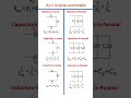 r l c in series and parallel connection formulas