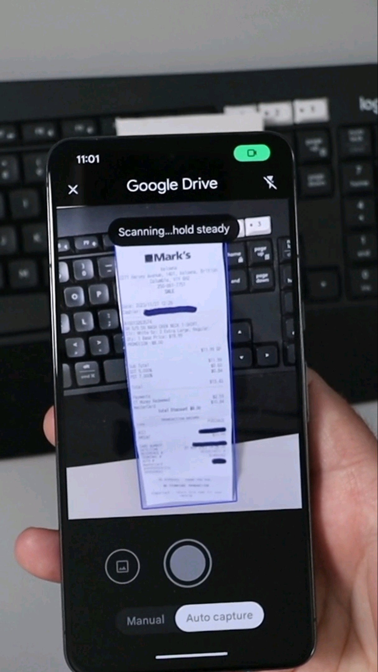 Scan documents to PDF with Google Drive