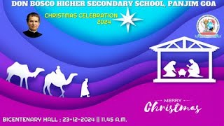 Christmas Celebration at Don Bosco Higher Secondary School, Panjim-Goa on 23rd December 2024.