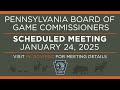 board of game commissioners meeting january 24 2025