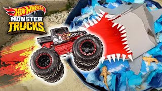 EPIC and EXTREME Monster Trucks Tournament of Titans Challenges! | Hot Wheels