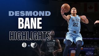 Desmond Bane Highlights vs Brooklyn Nets