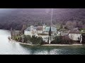 aix les bains ride around bourget lake by drone