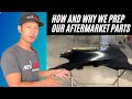 How and Why we prep aftermarket parts | ReveMoto Painted Parts Process