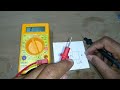 how to check 1am smd transistor with multimeter l smd npn transistor checking l pin out details 1am